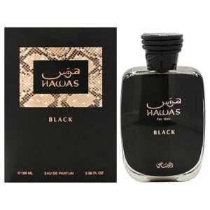 Rasasi Hawas Black for Men - 3.38 oz EDP Spray